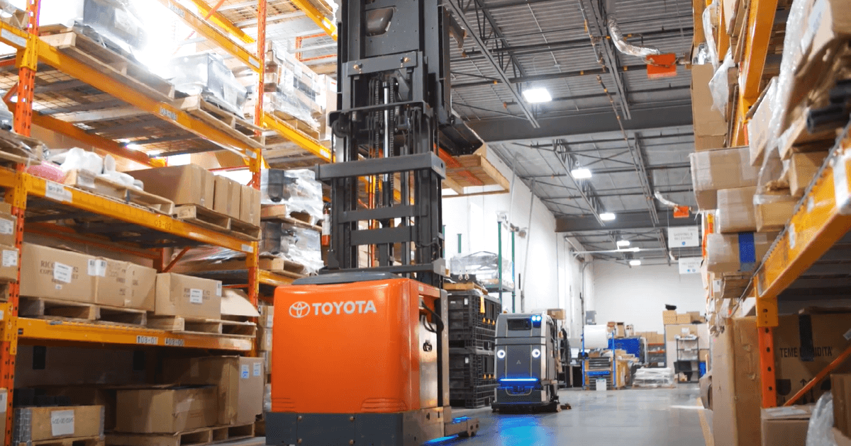 How does supply chain automation contribute to warehouse safety?
