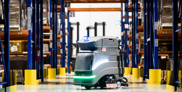 Neo ready to autonomously clean the 1.2M sq ft DSV Canada facility in Milton, Ontario.