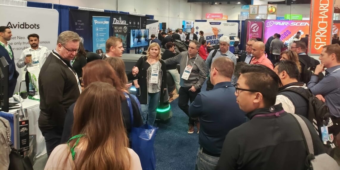 At the ISSA show North America, thousands of cleaning professionals met Neo, the floor scrubbing robot