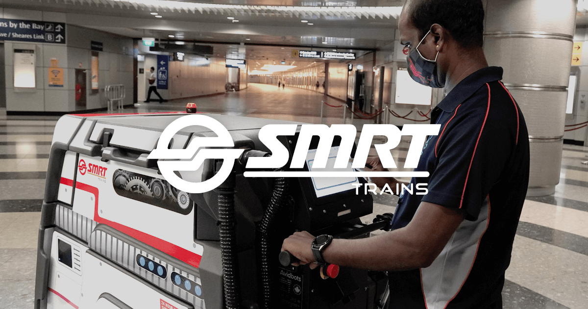 Singapore’s pioneer train operator SMRT trains collaborates with Avidbots™ to deliver an enhanced passenger experience