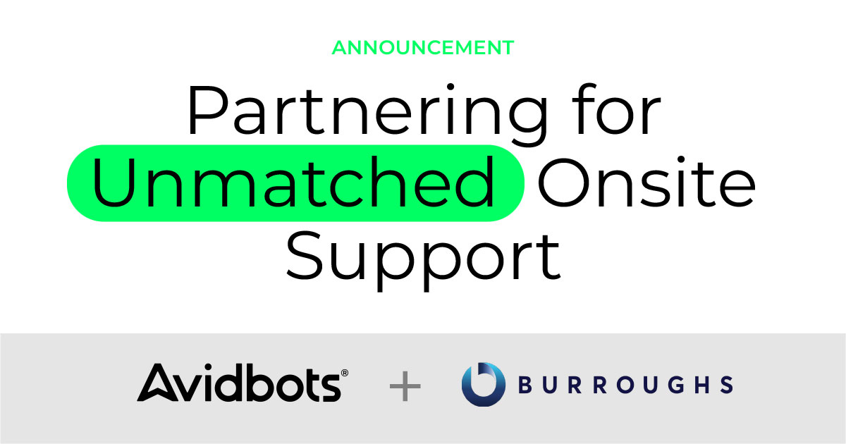 Avidbots Partners with Burroughs Service Network for Unmatched Onsite Support