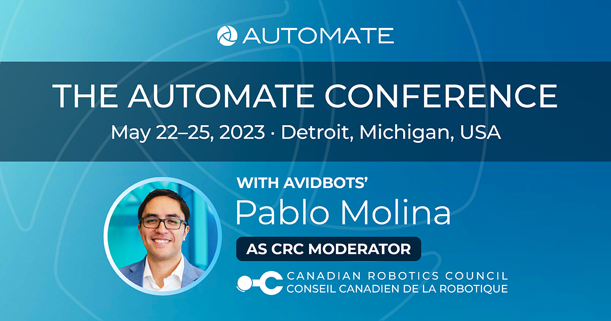 Speaking Engagement - Join Pablo Molina and the CRC at Automate 2023