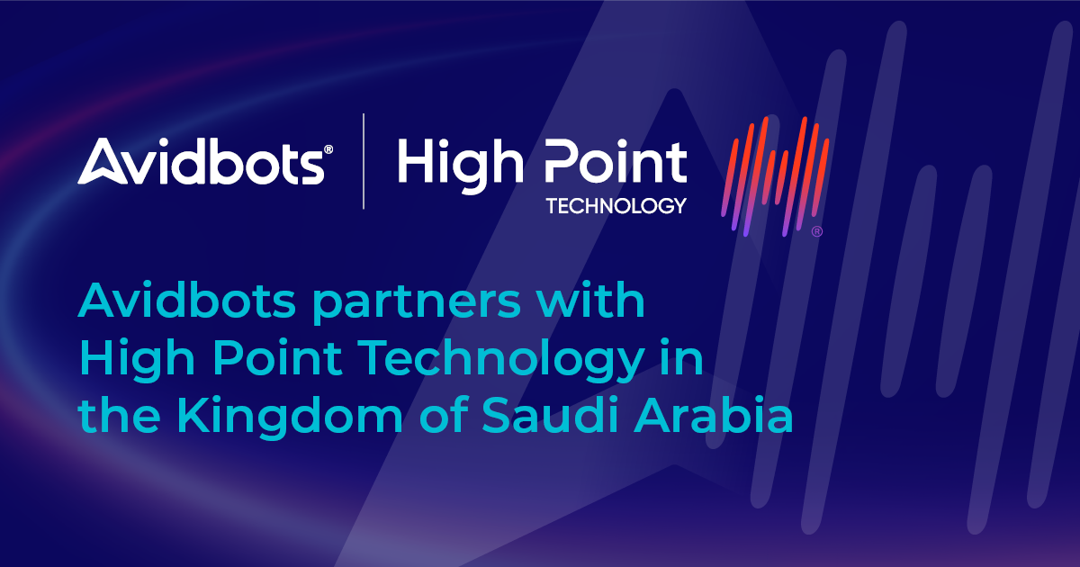 Avidbots partners with High Point Technology in the Kingdom of Saudi Arabia