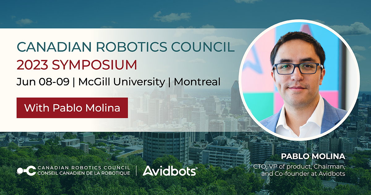 Speaking Engagement - Join Pablo Molina at the CRC Symposium in Montreal