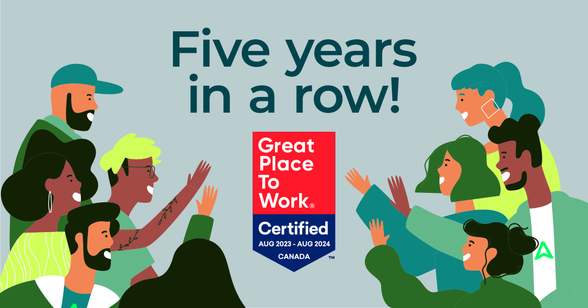 Avidbots™ Named a Great Place to Work® Five Years in a Row