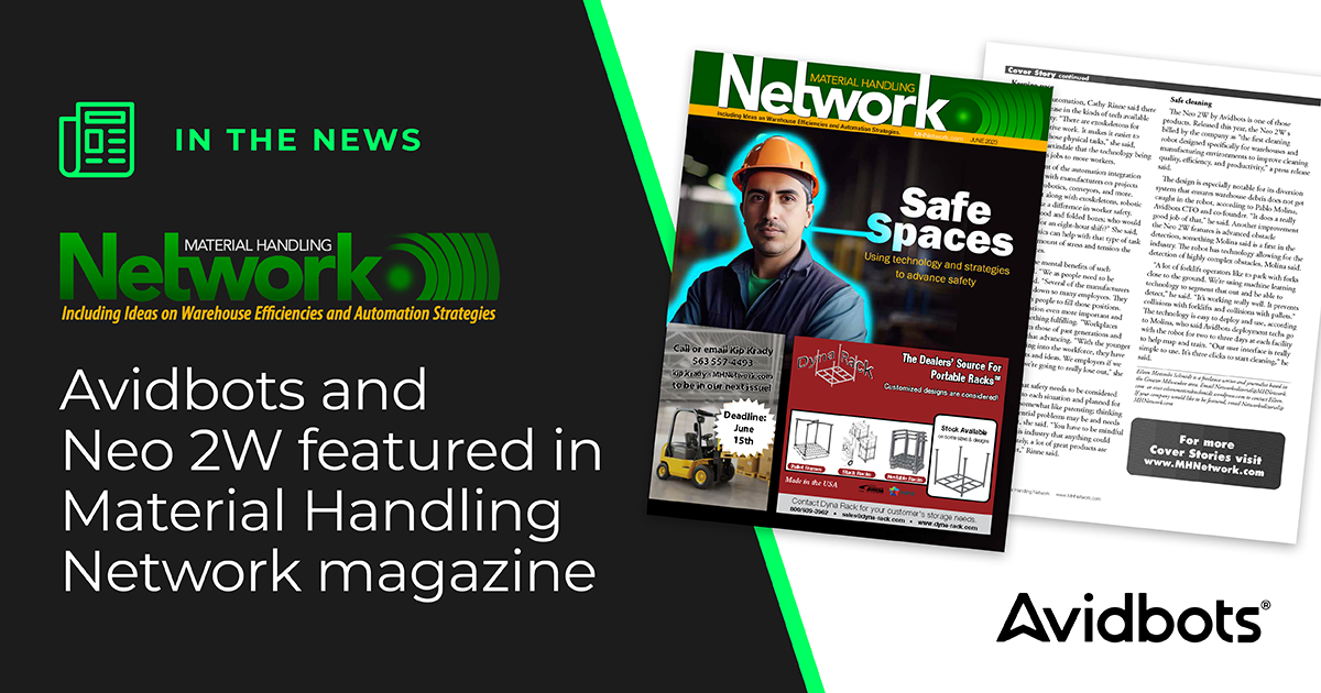 Pablo Molina Interviewed in Safe Spaces edition of Modern Materials Handling magazine