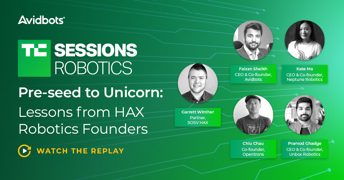 Faizan Sheikh featured on TechCrunch "Pre-seed to Unicorn: Lessons from HAX Robotics Founders" breakout session
